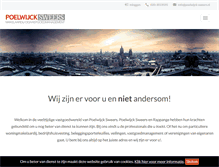 Tablet Screenshot of poelwijck-sweers.nl